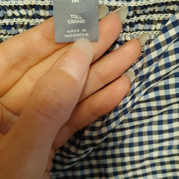 Old Navy M Tall gingham summer dress - Picture 3 of 4